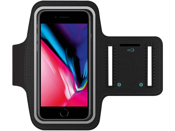 Fitness Joggen Sport Running Smartphone Armband für bequemes Tragen eines Apple iPhone 8 Plus Handy am Arm von SmartFitness