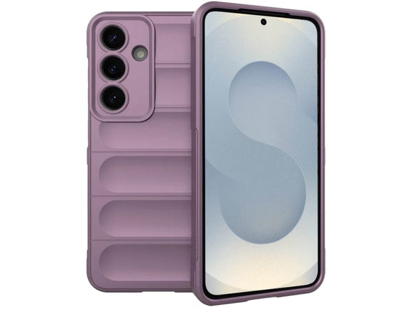 Screenguard CloudCase Handyhülle für Samsung Galaxy S25 gegen Sturzschäden, Dellen, Kratzern. Mit Kameraschutz, erhöhtem Rahmen und Airbag Cushions für vollumfänglichen Schutz.