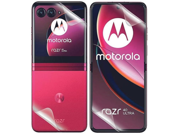 100% Display Schutz Folie für Motorola Razr 40 Ultra in clear von Screenguard