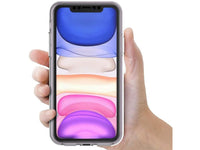 Vollständige 360 Grad Rundum Gummi TPU Hülle zum beidseitigen Schutz des Apple iPhone 11 Display und Gehäuse in transparent von Screenguard