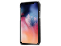 CardCaddy Leder Backcase mit Kartenfächern für Apple iPhone 11 in schwarz von Screenguard