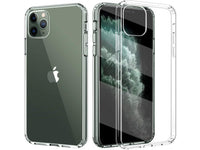 Vollständige 360 Grad Rundum Gummi TPU Hülle zum beidseitigen Schutz des Apple iPhone 11 Pro Max Display und Gehäuse in transparent von Screenguard