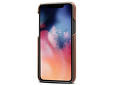 CardCaddy Leder Backcase mit Kartenfächern für Apple iPhone 11 Pro Max in braun von Screenguard