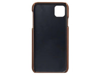 CardCaddy Leder Backcase mit Kartenfächern für Apple iPhone 11 Pro Max in braun von Screenguard