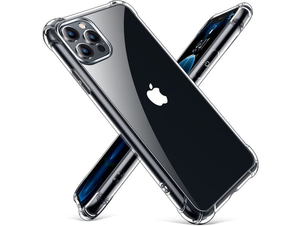 Hoch transparenter TPU Gummi Schutz Handy Hülle Clear Case klar mit verstärkten Schutzecken Bumper für das Apple iPhone 11 Pro Max Display und Gehäuse in transparent von Screenguard