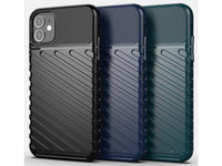 Moderne Design Hülle Cover für das Apple iPhone 11 mit Stripes zum Schutz von Kratzern, Dellen, Display aus TPU Gummi in schwarz von Screenguard