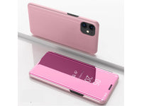 Clear View Flip Case für Apple iPhone 12 in rosa von Screenguard