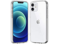 Gummi Hülle für Apple iPhone 12 aus flexiblem Soft TPU, kristallklar und transparent von Screenguard