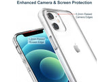 Gummi Hülle für Apple iPhone 12 aus flexiblem Soft TPU, kristallklar und transparent von Screenguard