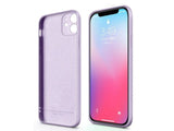 Liquid Silikon Case für Apple iPhone 12 in purplegrau von Screenguard