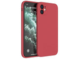 Liquid Silikon Case für Apple iPhone 12 in rot von Screenguard