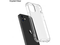 Hoch transparenter TPU Gummi Schutz Handy Hülle Clear Case klar mit verstärkten Schutzecken Bumper für das Apple iPhone 12 mini Display und Gehäuse in transparent von Screenguard