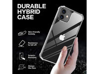 Hoch transparenter TPU Gummi Schutz Handy Hülle Clear Case klar mit verstärkten Schutzecken Bumper für das Apple iPhone 12 mini Display und Gehäuse in transparent von Screenguard