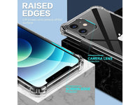 Hoch transparenter TPU Gummi Schutz Handy Hülle Clear Case klar mit verstärkten Schutzecken Bumper für das Apple iPhone 12 mini Display und Gehäuse in transparent von Screenguard
