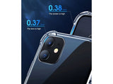 Hoch transparenter TPU Gummi Schutz Handy Hülle Clear Case klar mit verstärkten Schutzecken Bumper für das Apple iPhone 12 mini Display und Gehäuse in transparent von Screenguard