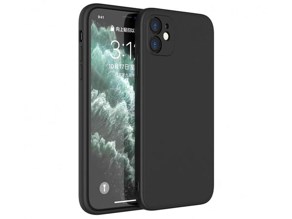 Liquid Silikon Case für Apple iPhone 12 mini in schwarz von Screenguard