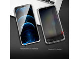Vollständige 360 Grad Rundum Gummi TPU Hülle zum beidseitigen Schutz des Apple iPhone 12 Pro Display und Gehäuse in transparent von Screenguard