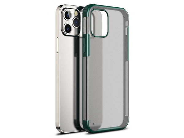 Anti-Impact No-Scratch Case für Apple iPhone 12 Pro in dunkelgrün von Screenguard