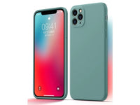 Liquid Silikon Case für Apple iPhone 12 Pro in nachtgrün von Screenguard