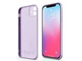 Liquid Silikon Case für Apple iPhone 12 Pro in purplegrau von Screenguard