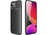 Hochwertig stabile Soft TPU Smartphone Handy Hülle im Carbon Design für Apple iPhone 13 zum Schutz des Display und Gehäuse Cover in schwarz von Screenguard