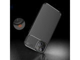 Hochwertig stabile Soft TPU Smartphone Handy Hülle im Carbon Design für Apple iPhone 13 zum Schutz des Display und Gehäuse Cover in schwarz von Screenguard