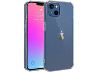 Gummi Hülle für Apple iPhone 13 aus flexiblem Soft TPU, kristallklar und transparent von Screenguard