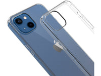 Gummi Hülle für Apple iPhone 13 aus flexiblem Soft TPU, kristallklar und transparent von Screenguard