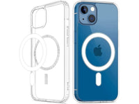 Das Magnetic MagSafe Clear Case von Screenguard schützt Ihr Apple iPhone 13 mini effektiv vor Schäden bei Sturz oder Stoss. Erhöhter Rahmen rund um das Display und Kamera gegen Kratzer und Dellen. Transparenter Schutz mit Magnetring. Zum Wireless Aufladen mit MagSafe kompatiblen Zubehör.