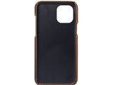 CardCaddy Leder Backcase mit Kartenfächern für Apple iPhone 13 Pro in braun von Screenguard