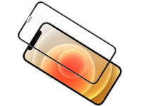 100% Fullscreen Curved Screen Protector Handy Display Schutz Glas für komplette Abdeckung des Apple iPhone 13 Pro Max Display in schwarz von Screenguard