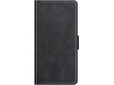 Veganes Flip Case Leder Etui Hülle mit Karten Fächer und Sichtfenster für Apple iPhone 13 Pro Max in schwarz von Screenguard