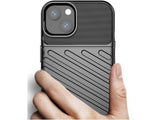 Moderne Design Hülle Cover für das Apple iPhone 13 mit Stripes zum Schutz von Kratzern, Dellen, Display aus TPU Gummi in schwarz von Screenguard