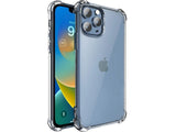 Hoch transparenter TPU Gummi Schutz Handy Hülle Clear Case klar mit verstärkten Schutzecken Bumper für das Apple iPhone 14 Pro Display und Gehäuse in transparent von Screenguard