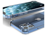 Hoch transparenter TPU Gummi Schutz Handy Hülle Clear Case klar mit verstärkten Schutzecken Bumper für das Apple iPhone 14 Pro Display und Gehäuse in transparent von Screenguard