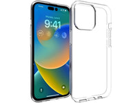 Gummi Hülle für Apple iPhone 14 Pro Max aus flexiblem Soft TPU, kristallklar und transparent von Screenguard