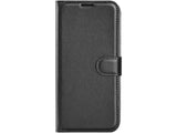 Lederhülle Karten Wallet Ledertasche Etui für Apple iPhone 15 in schwarz von Screenguard