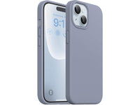 Liquid Silikon Case für Apple iPhone 15 in blau von Screenguard