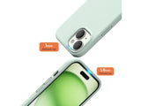 Liquid Silikon Case für Apple iPhone 15 in türkis von Screenguard