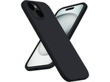 Liquid Silikon Case für Apple iPhone 15 in schwarz von Screenguard