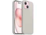 Liquid Silikon Case für Apple iPhone 15 in beige von Screenguard