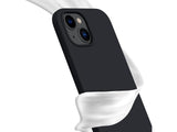 Liquid Silikon Case für Apple iPhone 15 Plus in schwarz von Screenguard