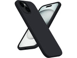 Liquid Silikon Case für Apple iPhone 15 Plus in schwarz von Screenguard
