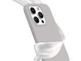 Liquid Silikon Case für Apple iPhone 15 Plus in beige von Screenguard
