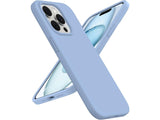 Liquid Silikon Case für Apple iPhone 15 Pro in hellblau von Screenguard