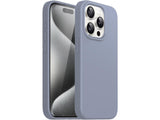 Liquid Silikon Case für Apple iPhone 15 Pro in blau von Screenguard