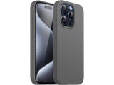 Liquid Silikon Case für Apple iPhone 15 Pro in graphit von Screenguard