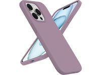 Liquid Silikon Case für Apple iPhone 15 Pro Max in purple von Screenguard