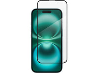 100% Fullscreen Curved Screen Protector Handy Display Schutz Glas für komplette Abdeckung des Apple iPhone 16 Display in schwarz von Screenguard