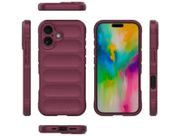Screenguard CloudCase Handyhülle für Apple iPhone 16 gegen Sturzschäden, Dellen, Kratzern. Mit Kameraschutz, erhöhtem Rahmen und Airbag Cushions für vollumfänglichen Schutz.